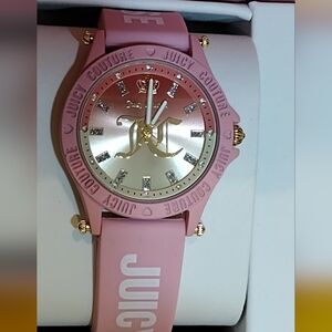 JUICY COUTURE TWO TONE  PINK & BEIGE WATCH JUICY COUTURE WATCH WOMENS WATCH NEW